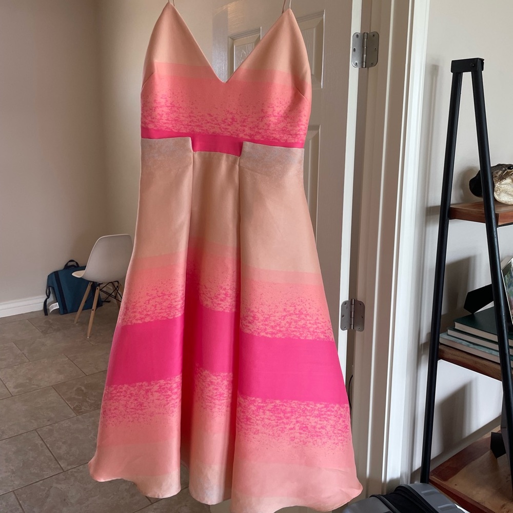 Girly Badgley Mischka a-line dress.